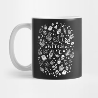 WITCH pattern Mug